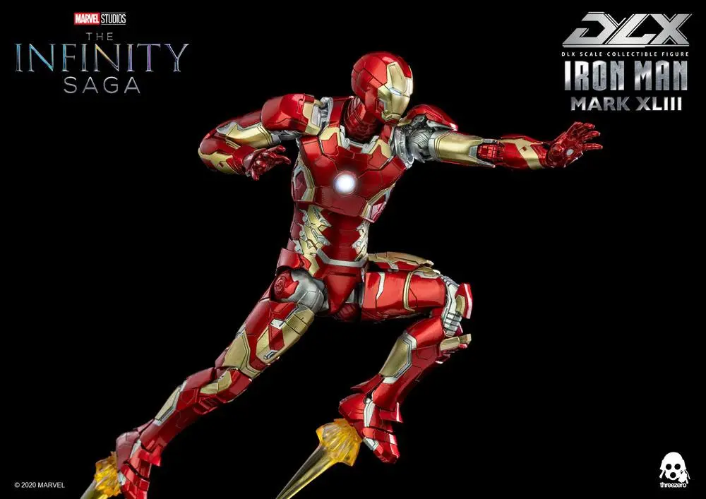 Infinity Saga DLX Actionfigur 1/12 Iron Man Mark 43 16 cm Produktfoto