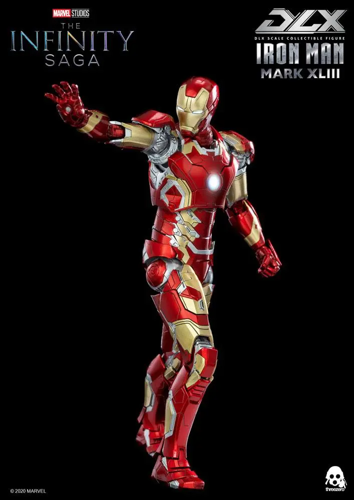 Infinity Saga DLX Actionfigur 1/12 Iron Man Mark 43 16 cm Produktfoto