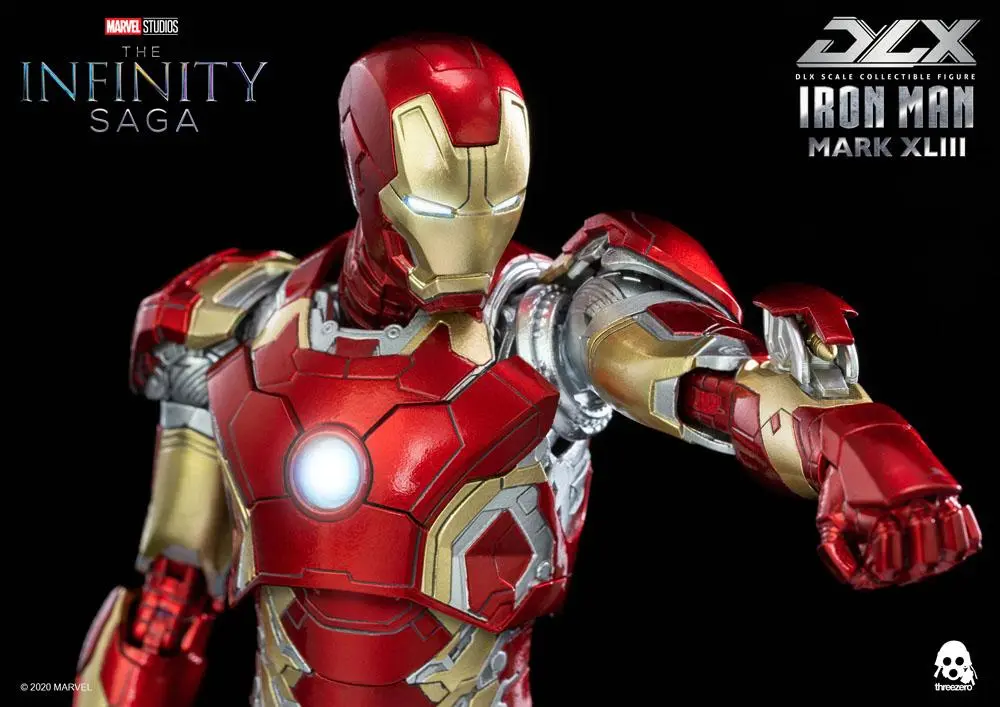 Infinity Saga DLX Actionfigur 1/12 Iron Man Mark 43 16 cm Produktfoto