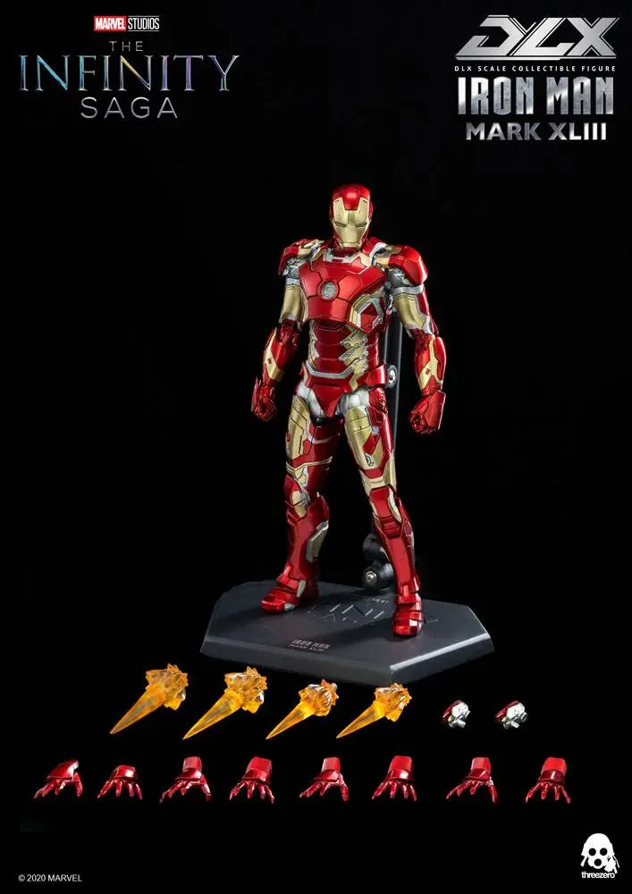 Infinity Saga DLX Actionfigur 1/12 Iron Man Mark 43 16 cm Produktfoto