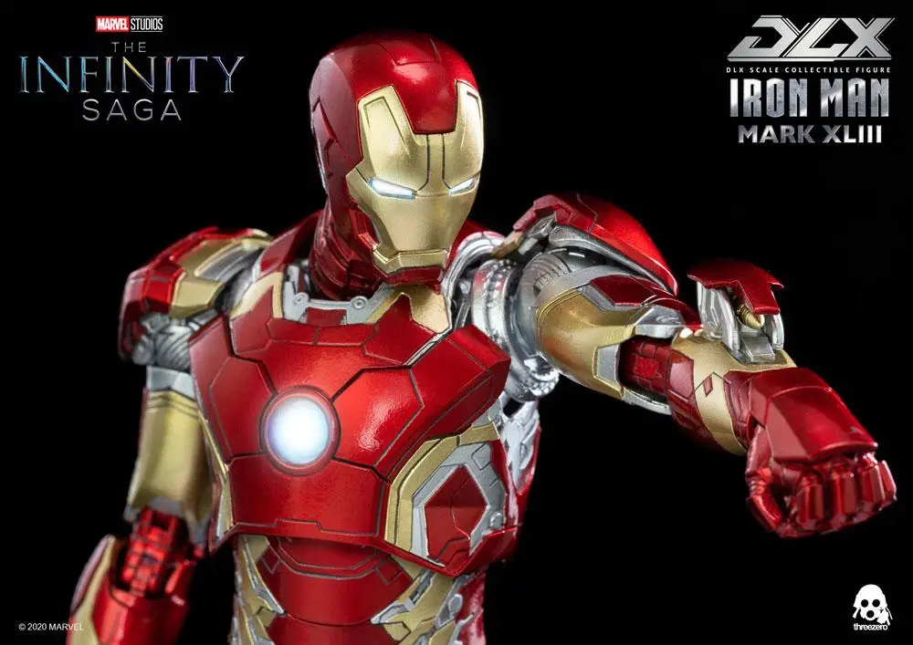Infinity Saga DLX Actionfigur 1/12 Iron Man Mark 43 16 cm Produktfoto