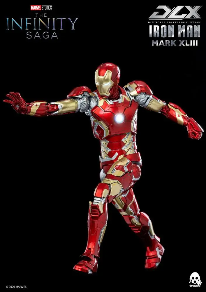 Infinity Saga DLX Actionfigur 1/12 Iron Man Mark 43 16 cm Produktfoto