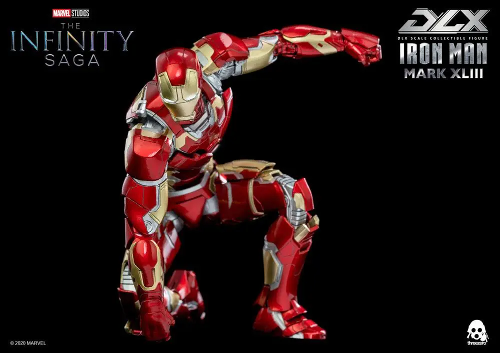 Infinity Saga DLX Actionfigur 1/12 Iron Man Mark 43 16 cm Produktfoto
