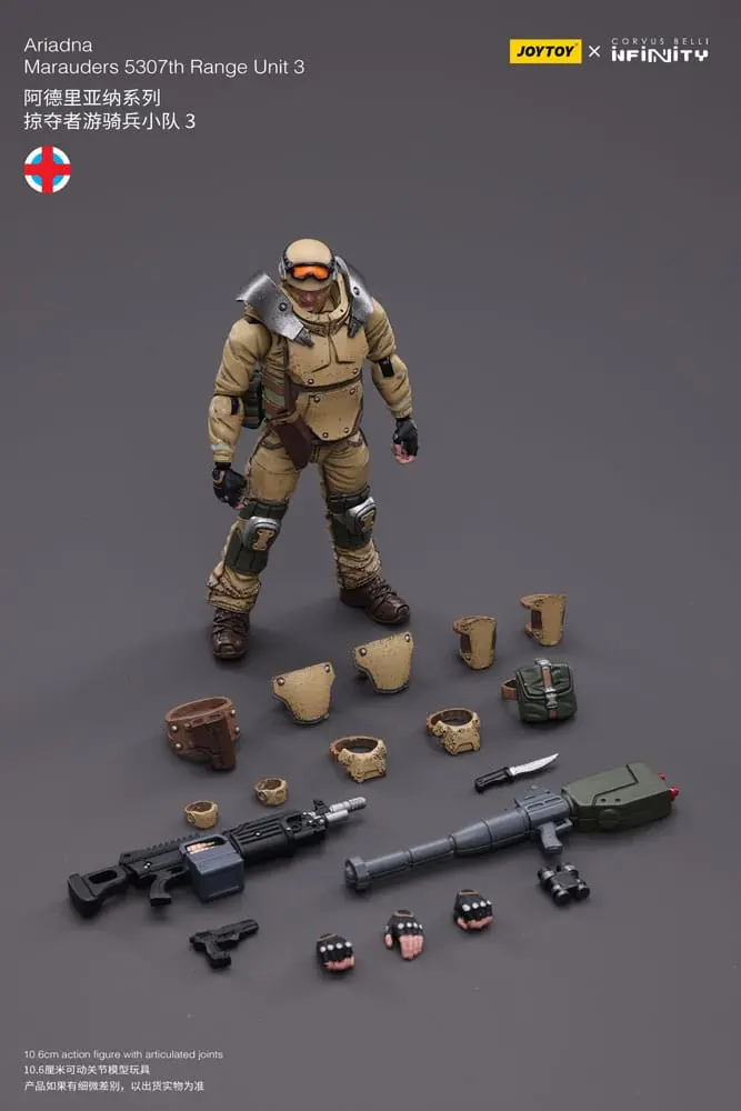 Infinity Tabletop Actionfigur 1/18 Ariadna Marauders 5307th Range Unit 3 12 cm Produktfoto