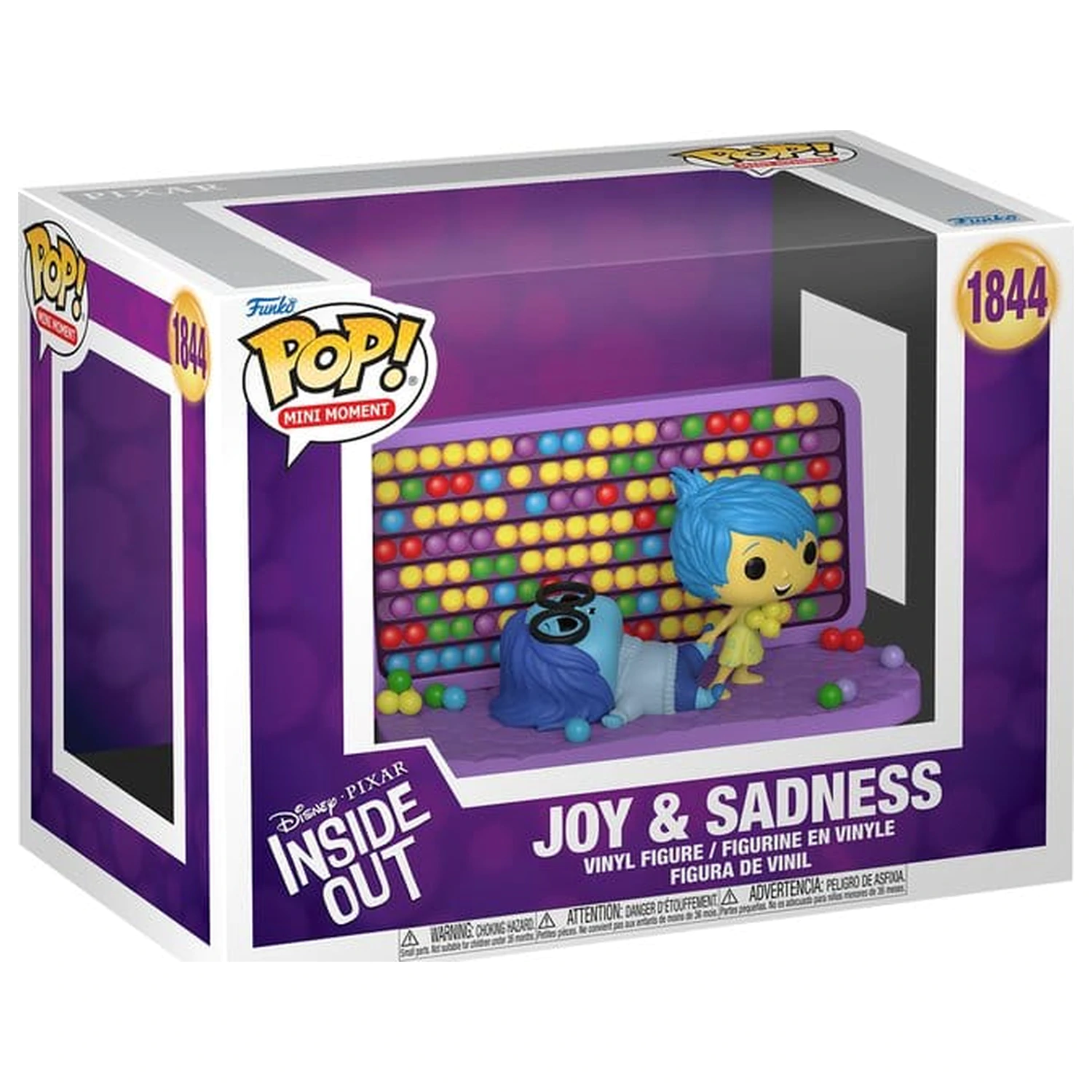 Inside Out Funko POP! Mini Moment Vinyl Figur Joy & Sadness 9 cm Produktfoto