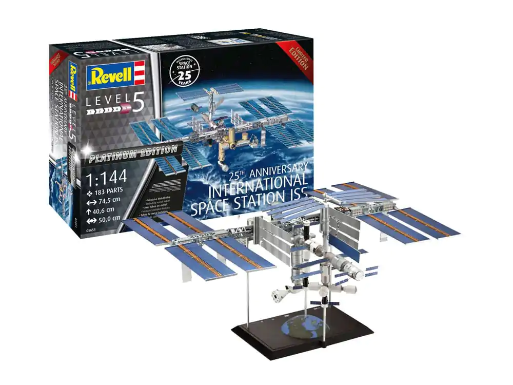 International Space Station ISS Modellbausatz 1/144 25th Anniversary Platinum Edition 74 cm termékfotó