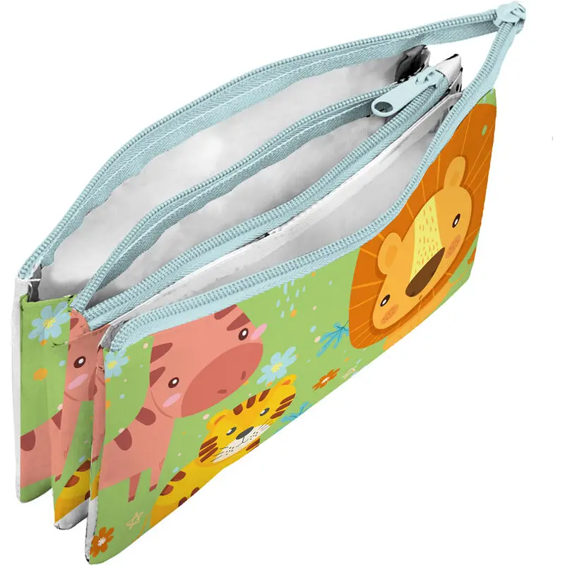 Into the Jungle dreifaches Stifteetui Produktfoto