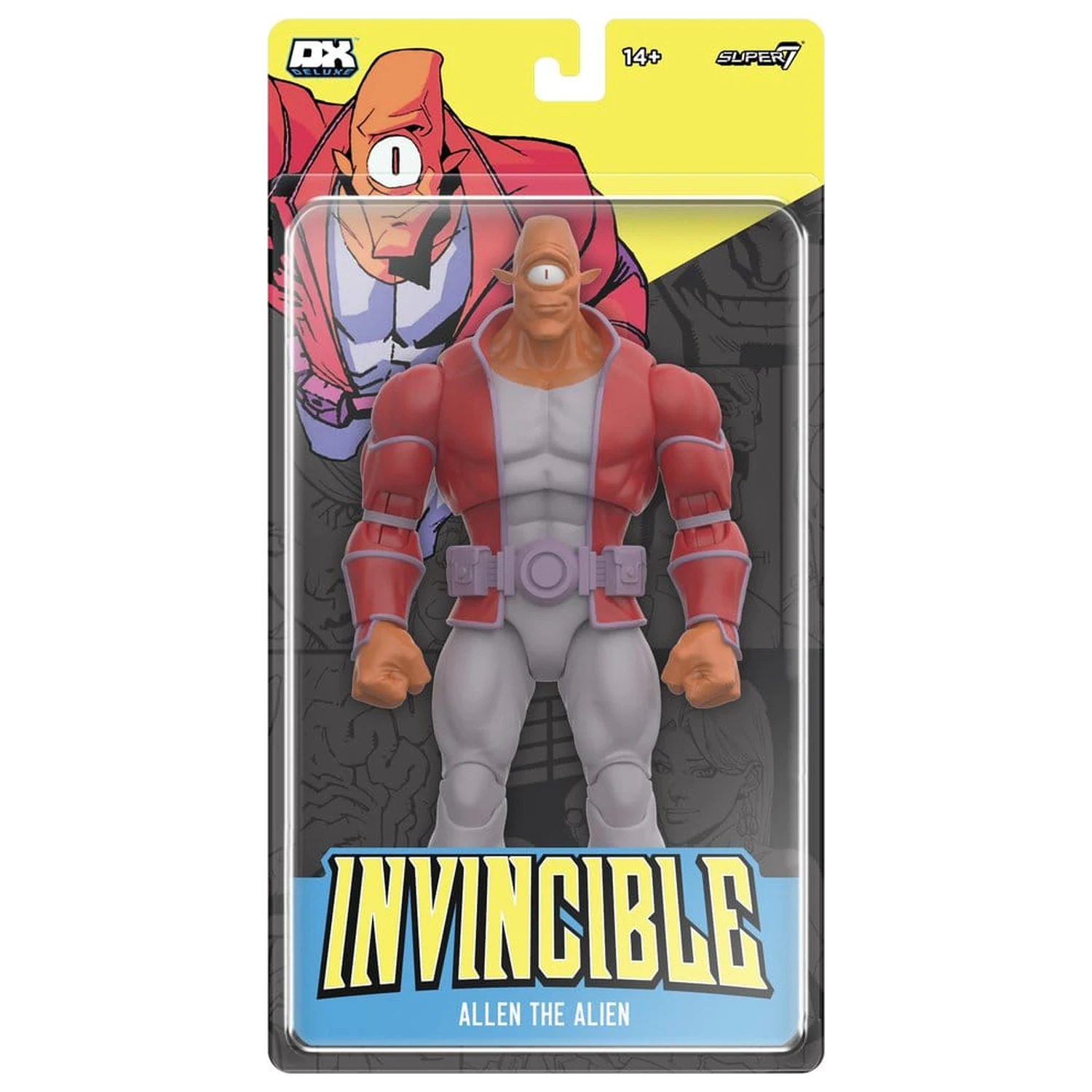 Invincible Deluxe Actionfigur Welle 01 Allen The Alien Produktfoto