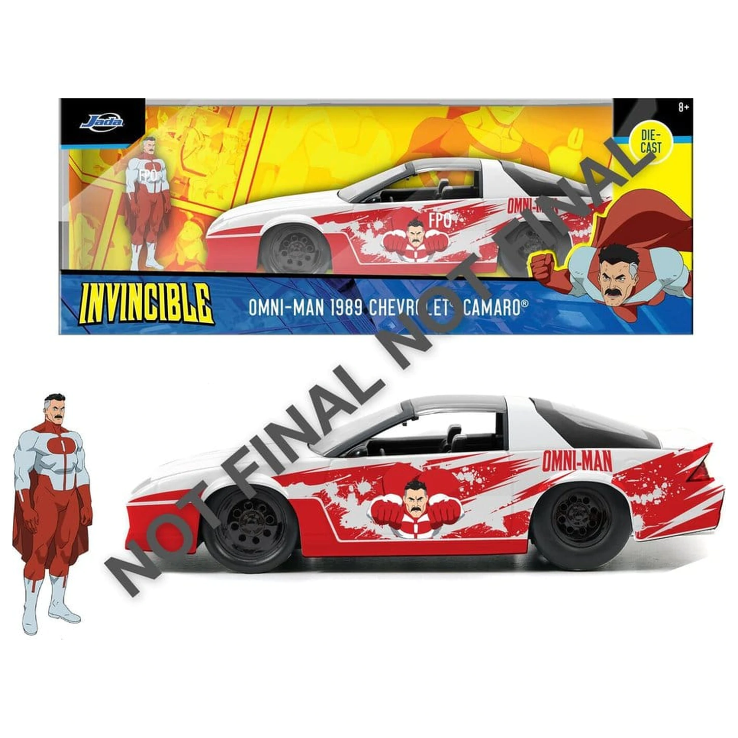 Invincible Diecast Modell 1/24 Omni-Man 1985 Chevrolet Produktfoto