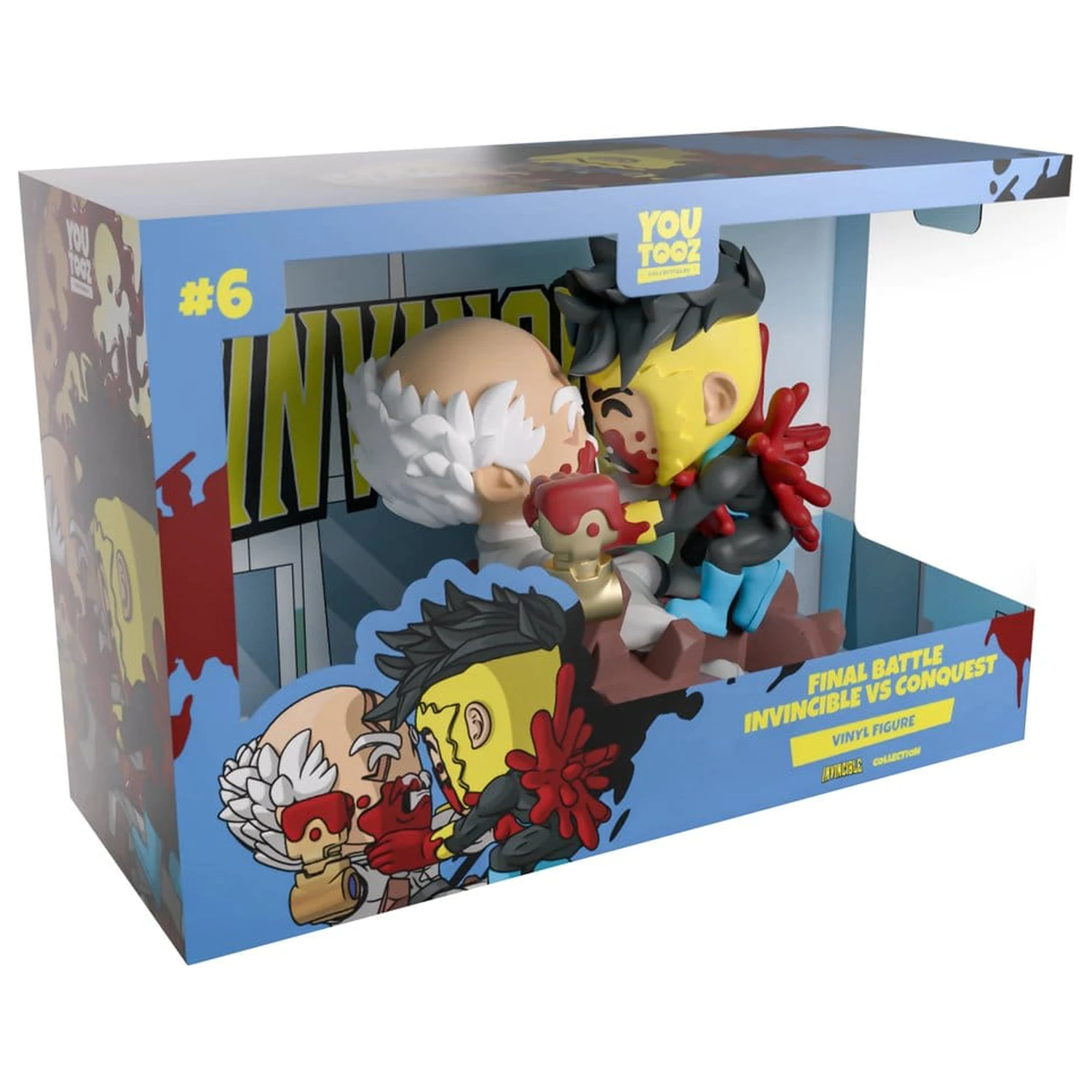 Invincible Vinyl Figur Final Battle Invincible vs Conquest 12 cm Produktfoto