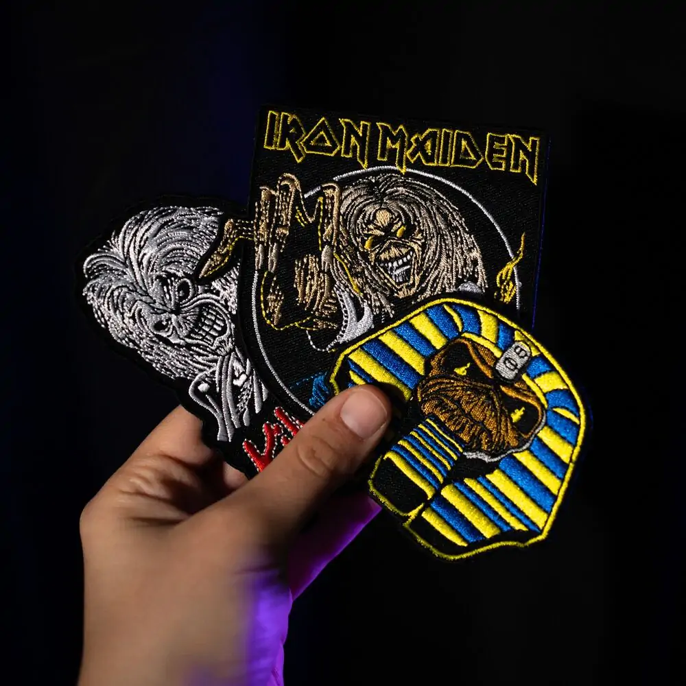 Iron Maiden 3er Set Aufnäher Produktfoto