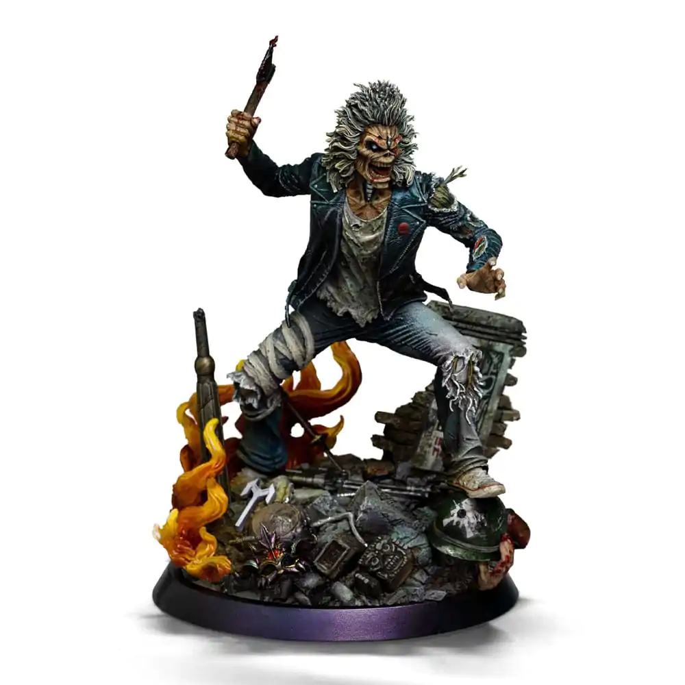 Iron Maiden Art Scale Statue 1/10 Eddie 50th Year Anniversary 22 cm Produktfoto