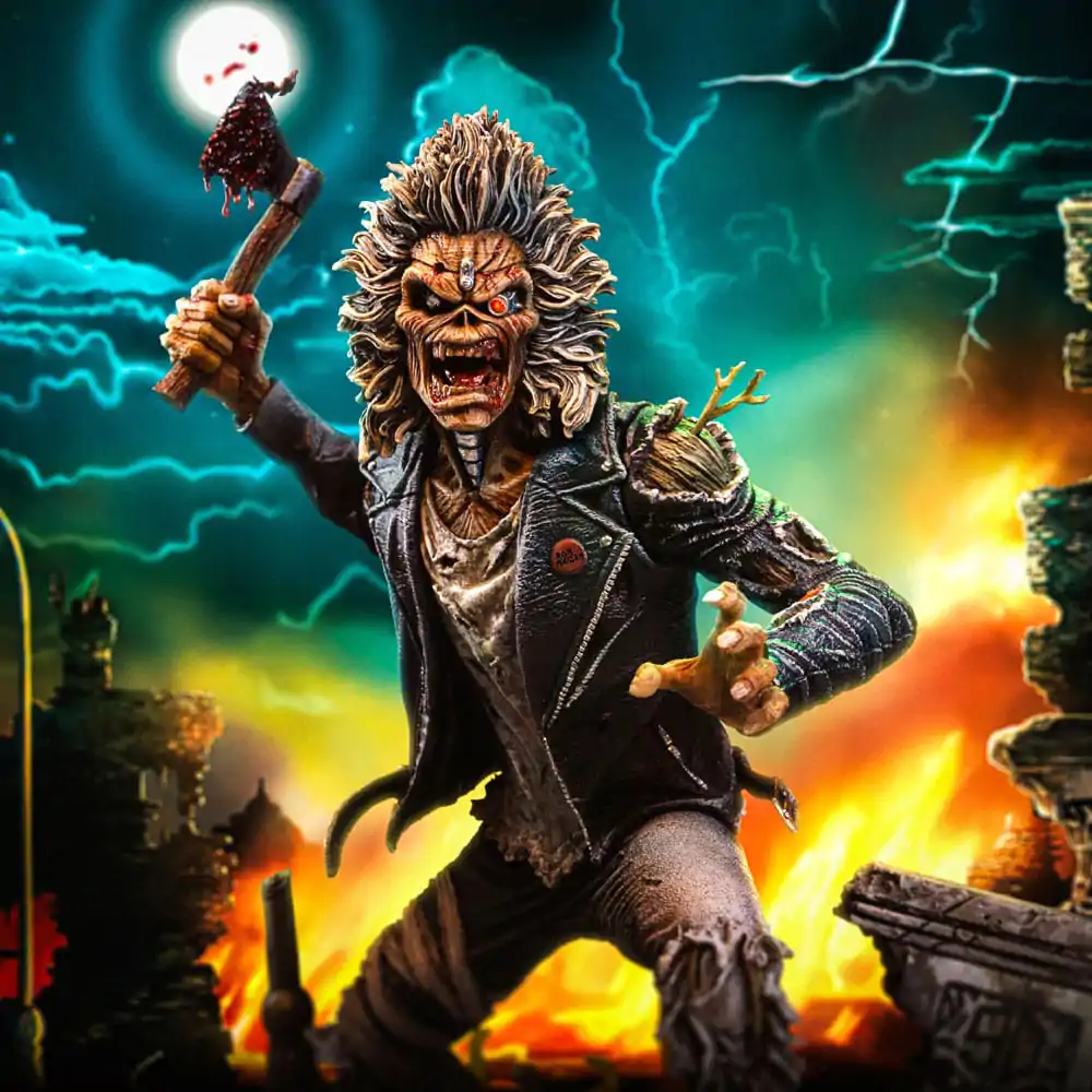 Iron Maiden Art Scale Statue 1/10 Eddie 50th Year Anniversary 22 cm Produktfoto