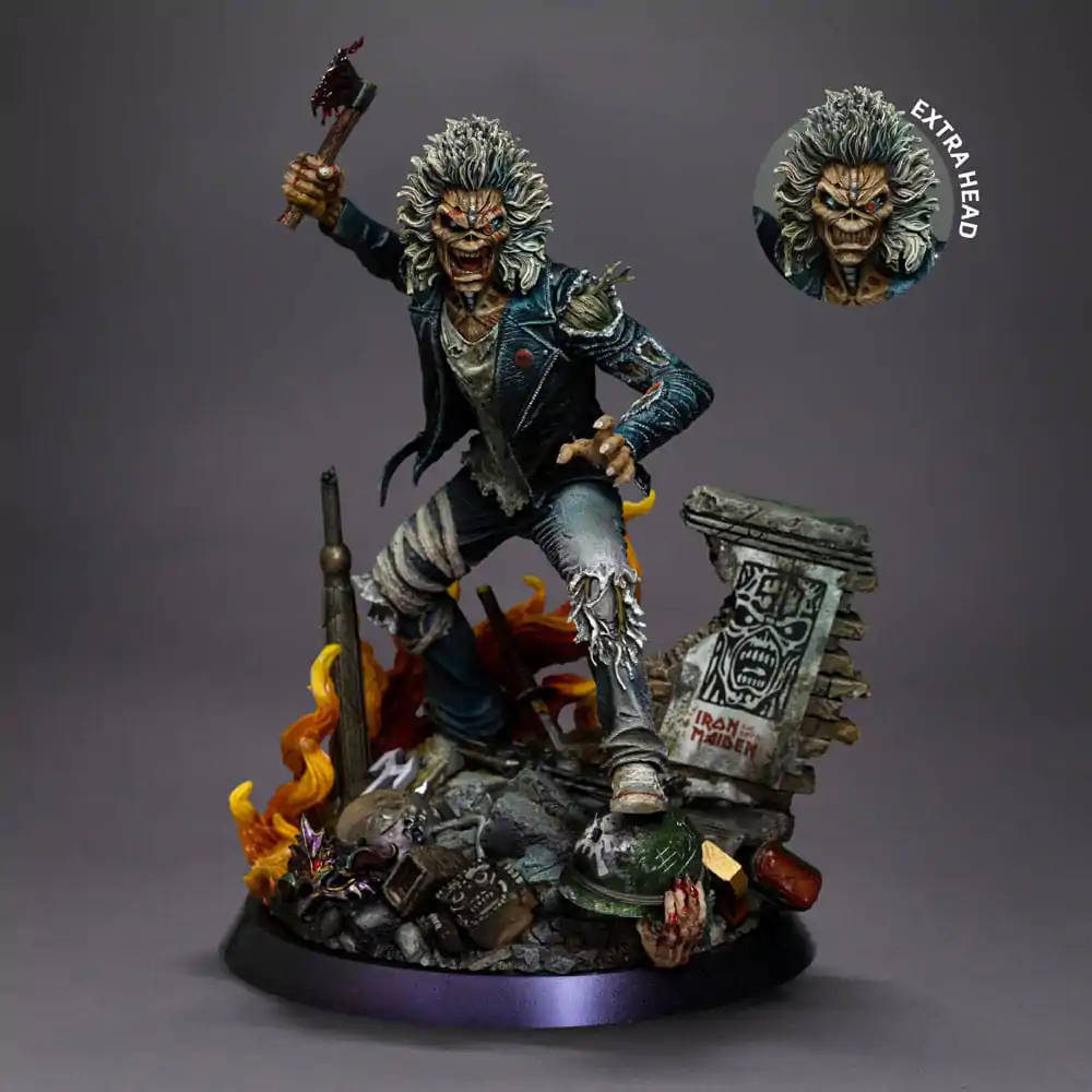 Iron Maiden Art Scale Statue 1/10 Eddie 50th Year Anniversary 22 cm Produktfoto