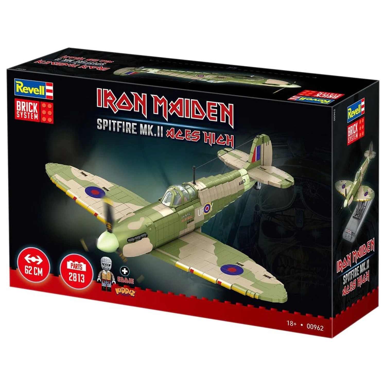 Iron Maiden Stein System Bausatz Set Spitfire MK.II Aces High 58 cm Produktfoto