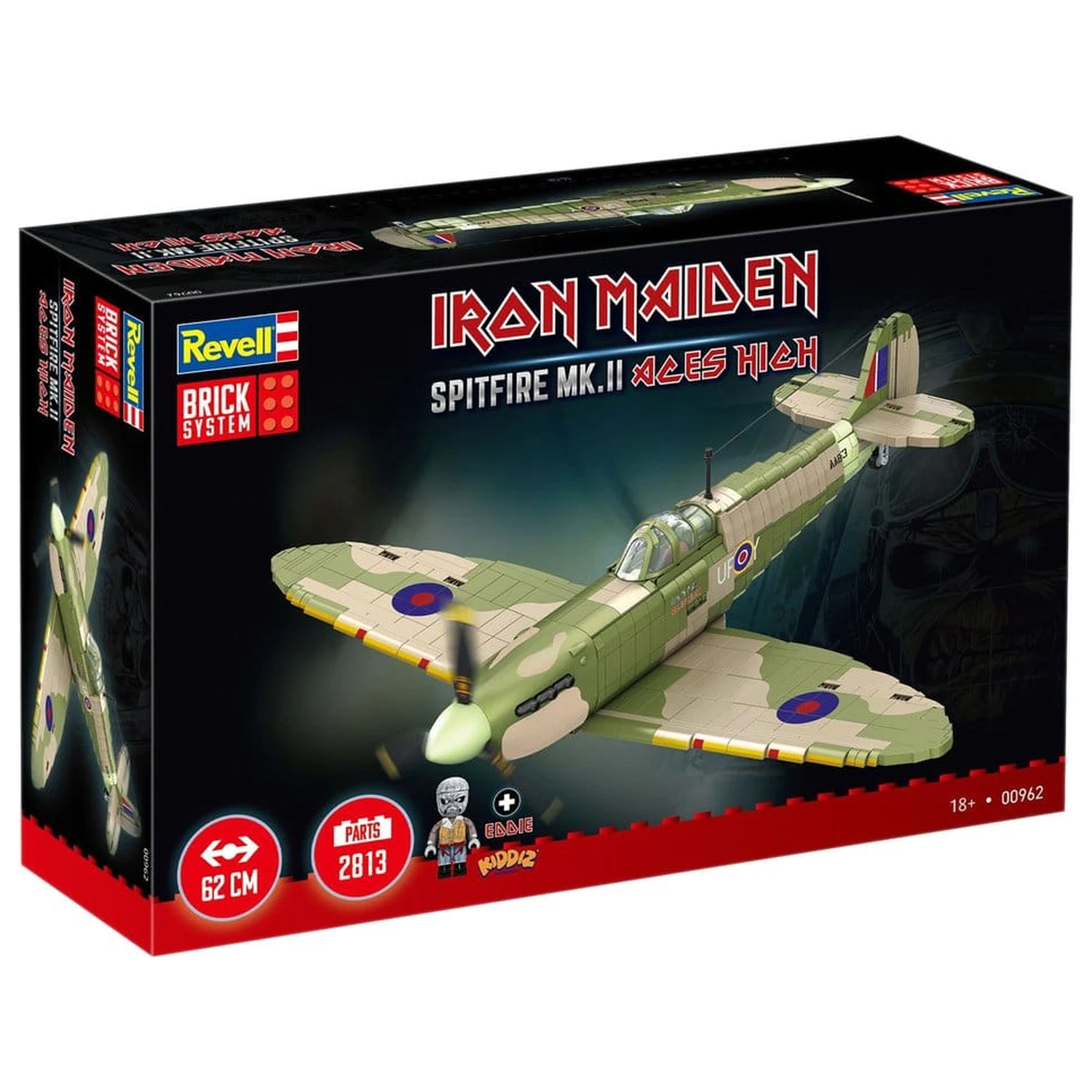 Iron Maiden Stein System Bausatz Set Spitfire MK.II Aces High 58 cm Produktfoto