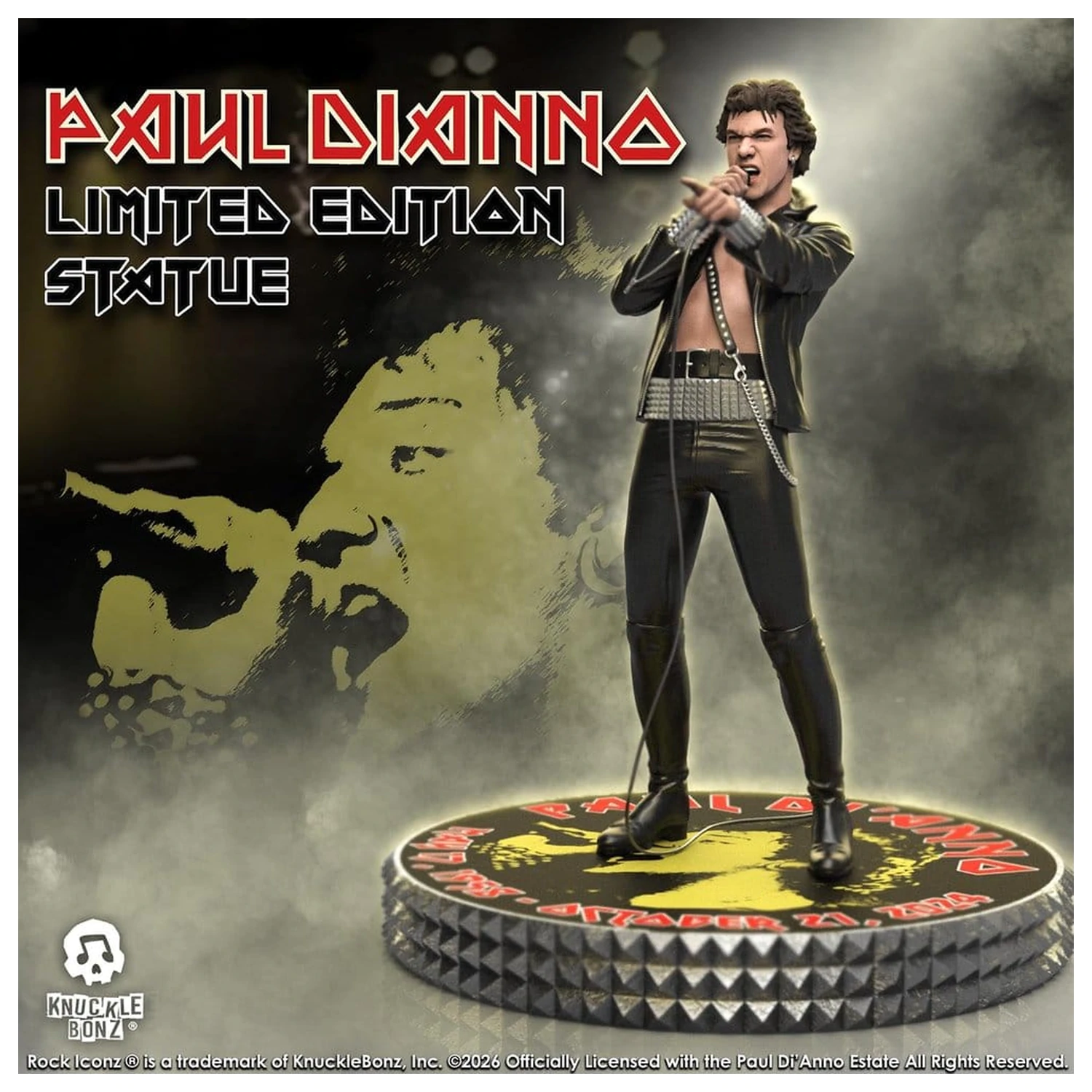 Iron Maiden Rock Iconz Statue Paul Di'Anno 20 cm Produktfoto