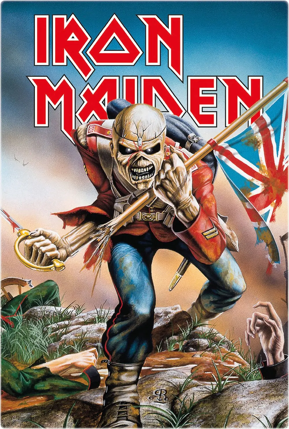 Iron Maiden Blechschild Trooper 20 x 30 cm termékfotó