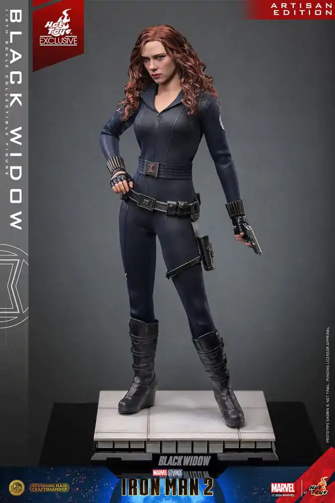 Iron Man 2 Actionfigur 1/6 Black Widow Artisan Edition Hot Toys Exclusive 28 cm Produktfoto