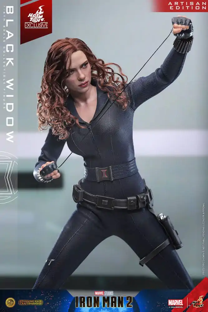 Iron Man 2 Actionfigur 1/6 Black Widow Artisan Edition Hot Toys Exclusive 28 cm Produktfoto