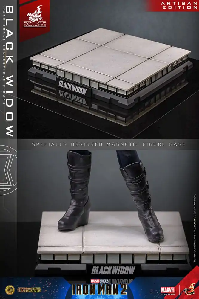 Iron Man 2 Actionfigur 1/6 Black Widow Artisan Edition Hot Toys Exclusive 28 cm Produktfoto