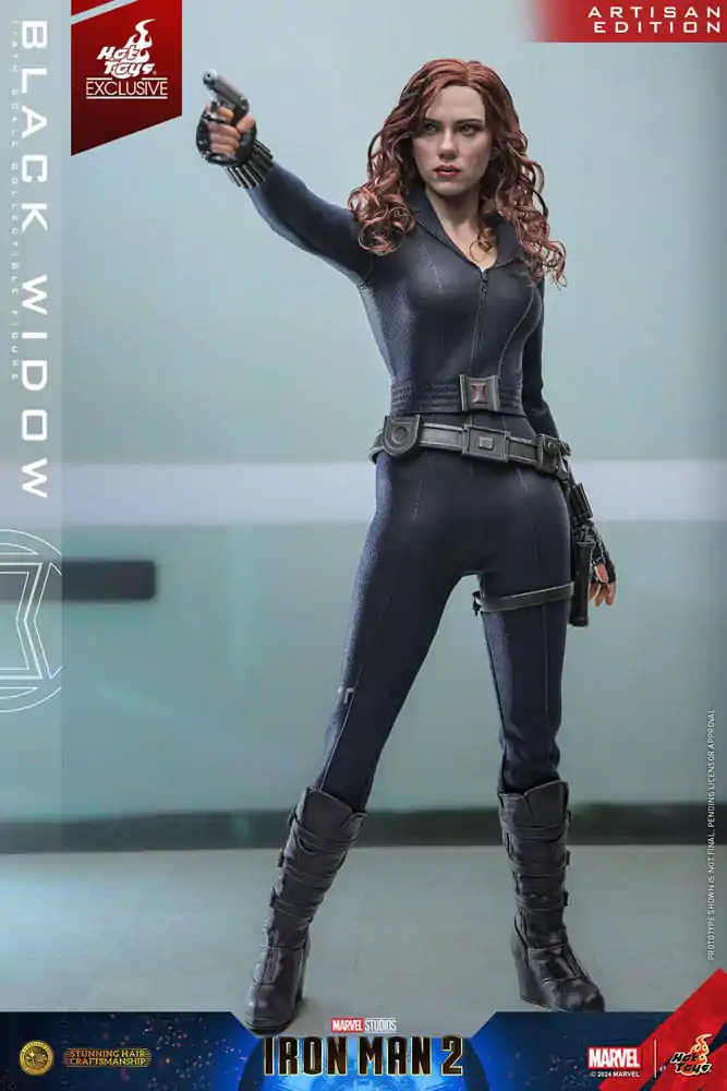 Iron Man 2 Actionfigur 1/6 Black Widow Artisan Edition Hot Toys Exclusive 28 cm Produktfoto