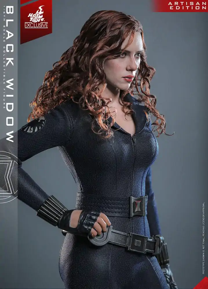 Iron Man 2 Actionfigur 1/6 Black Widow Artisan Edition Hot Toys Exclusive 28 cm Produktfoto