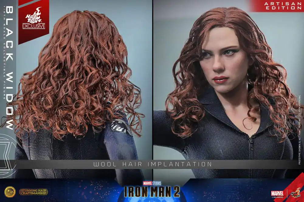 Iron Man 2 Actionfigur 1/6 Black Widow Artisan Edition Hot Toys Exclusive 28 cm Produktfoto
