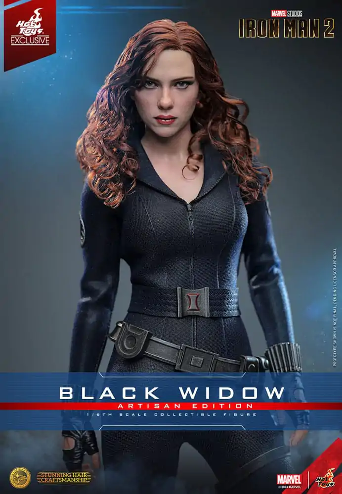 Iron Man 2 Actionfigur 1/6 Black Widow Artisan Edition Hot Toys Exclusive 28 cm Produktfoto