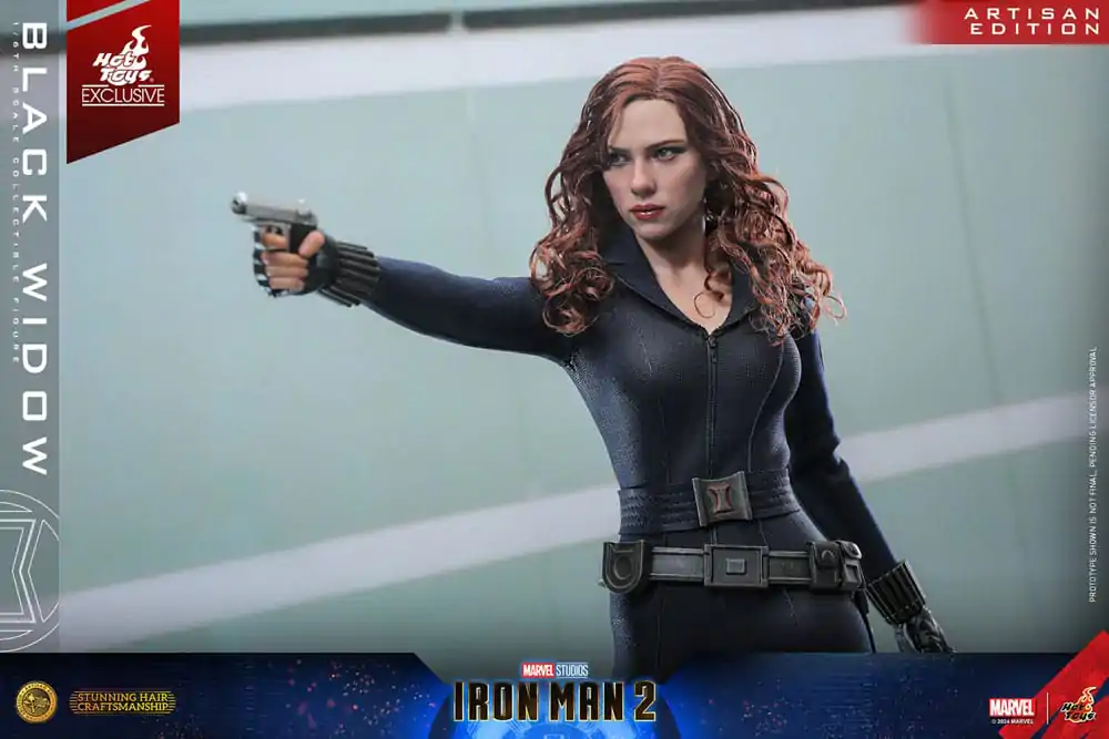 Iron Man 2 Actionfigur 1/6 Black Widow Artisan Edition Hot Toys Exclusive 28 cm Produktfoto