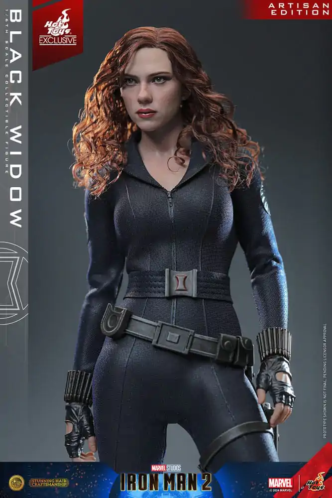 Iron Man 2 Actionfigur 1/6 Black Widow Artisan Edition Hot Toys Exclusive 28 cm Produktfoto