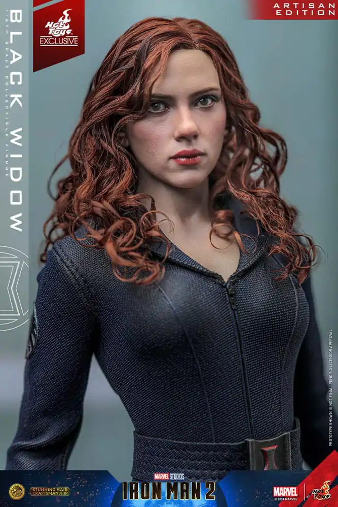 Iron Man 2 Actionfigur 1/6 Black Widow Artisan Edition Hot Toys Exclusive 28 cm Produktfoto