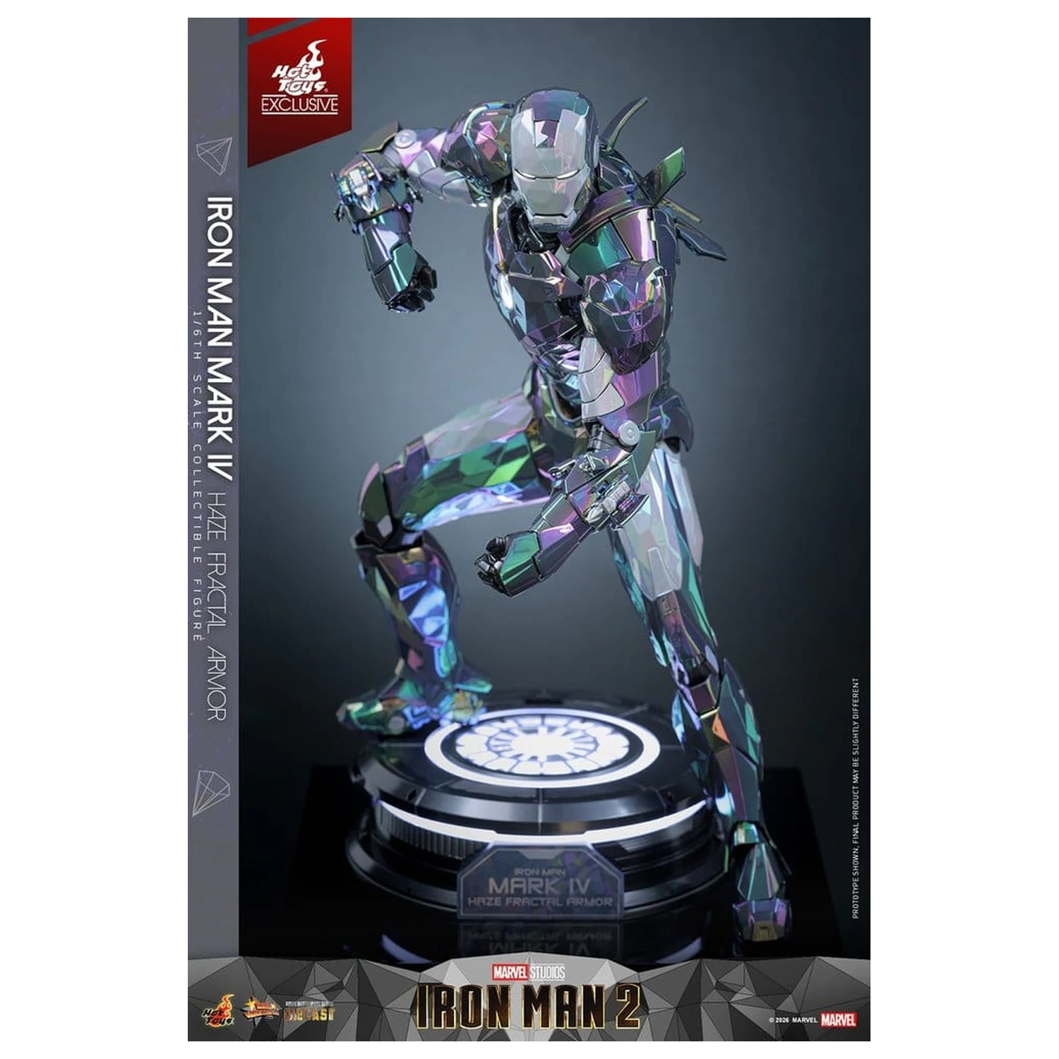 Iron Man 2 Actionfigur 1/6 Iron Man Mark IV (Haze Fractal Armor) 33 cm Produktfoto