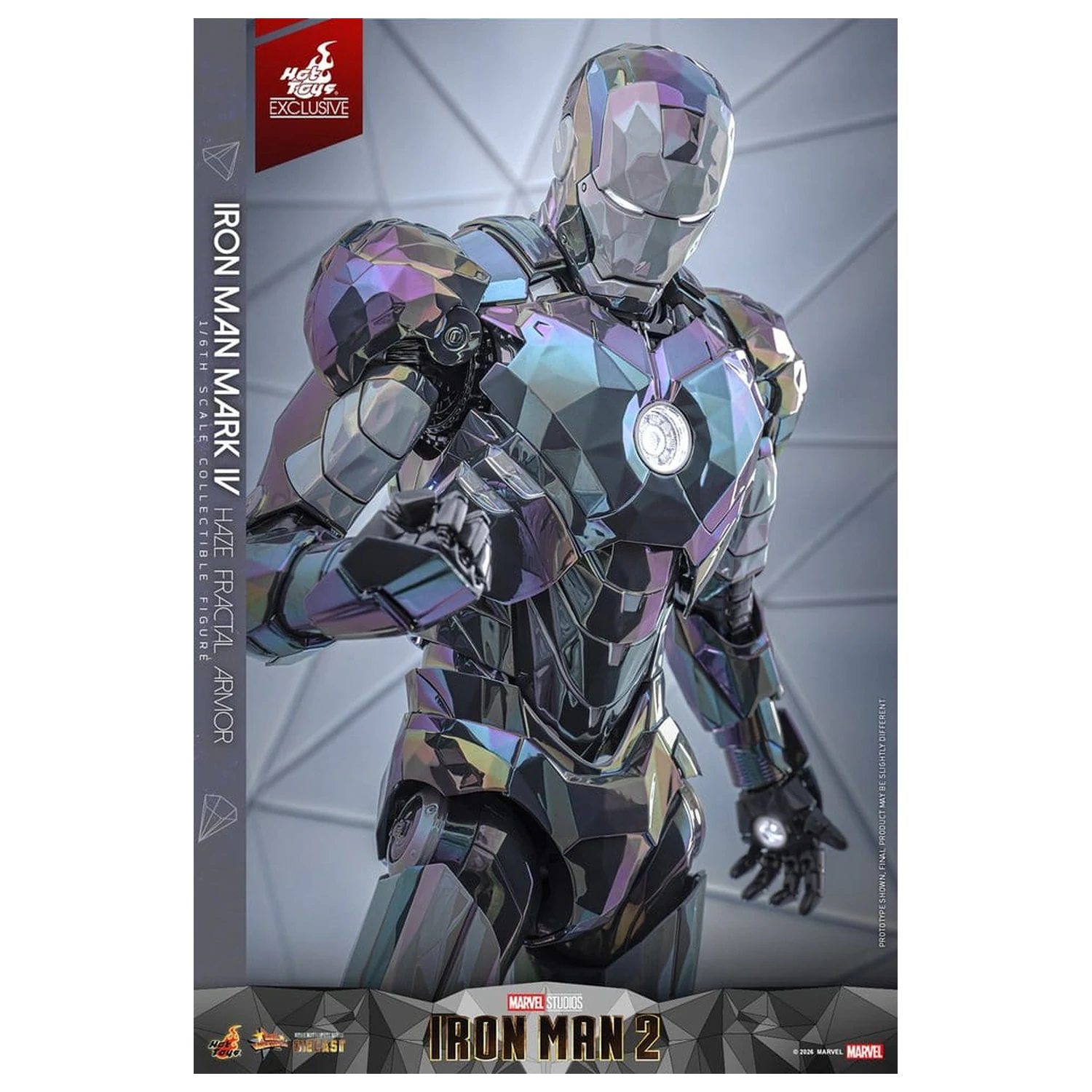 Iron Man 2 Actionfigur 1/6 Iron Man Mark IV (Haze Fractal Armor) 33 cm Produktfoto