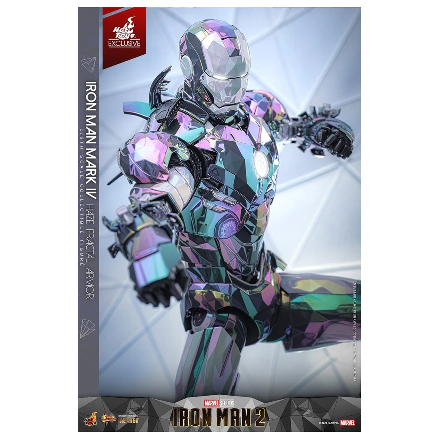 Iron Man 2 Actionfigur 1/6 Iron Man Mark IV (Haze Fractal Armor) 33 cm Produktfoto