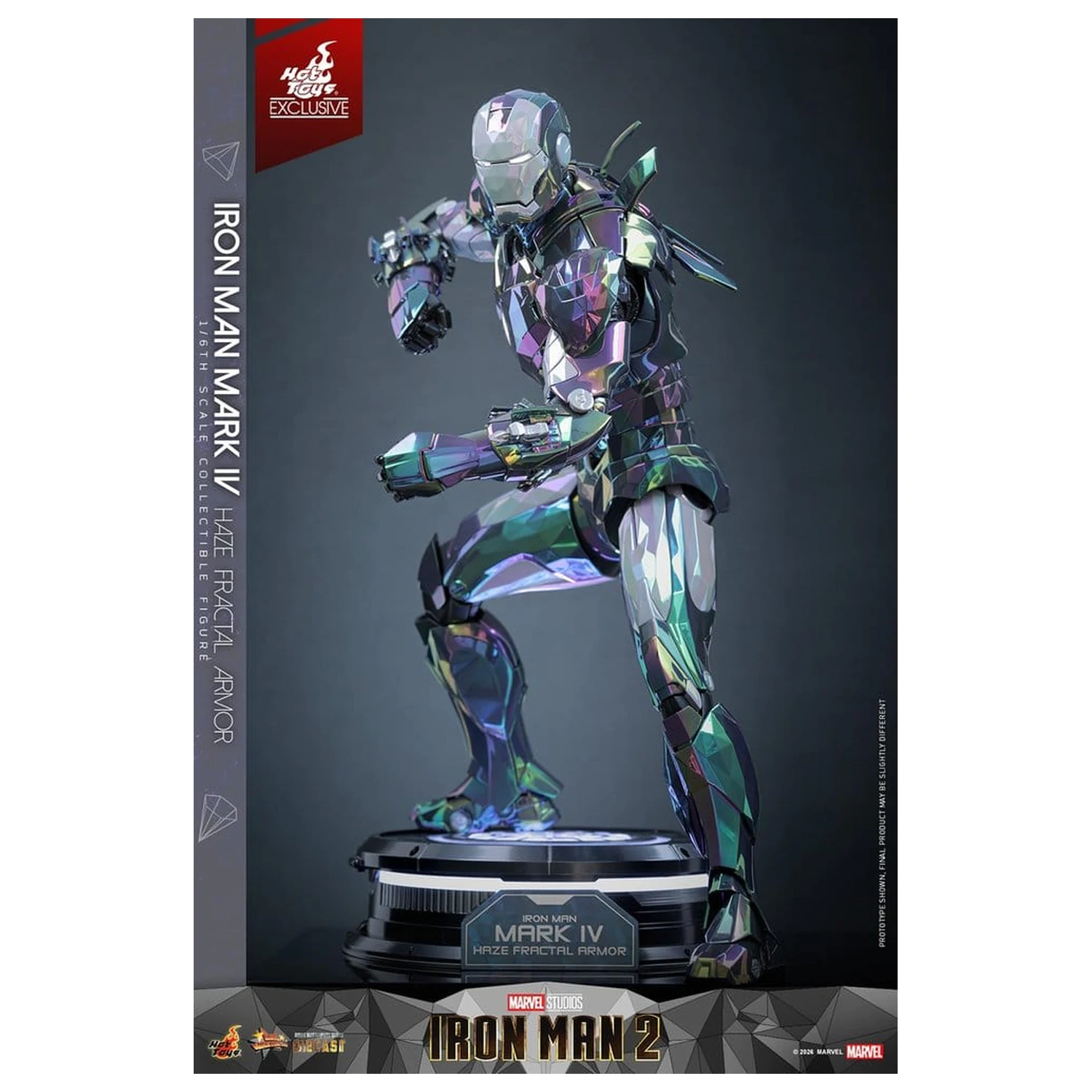 Iron Man 2 Actionfigur 1/6 Iron Man Mark IV (Haze Fractal Armor) 33 cm Produktfoto
