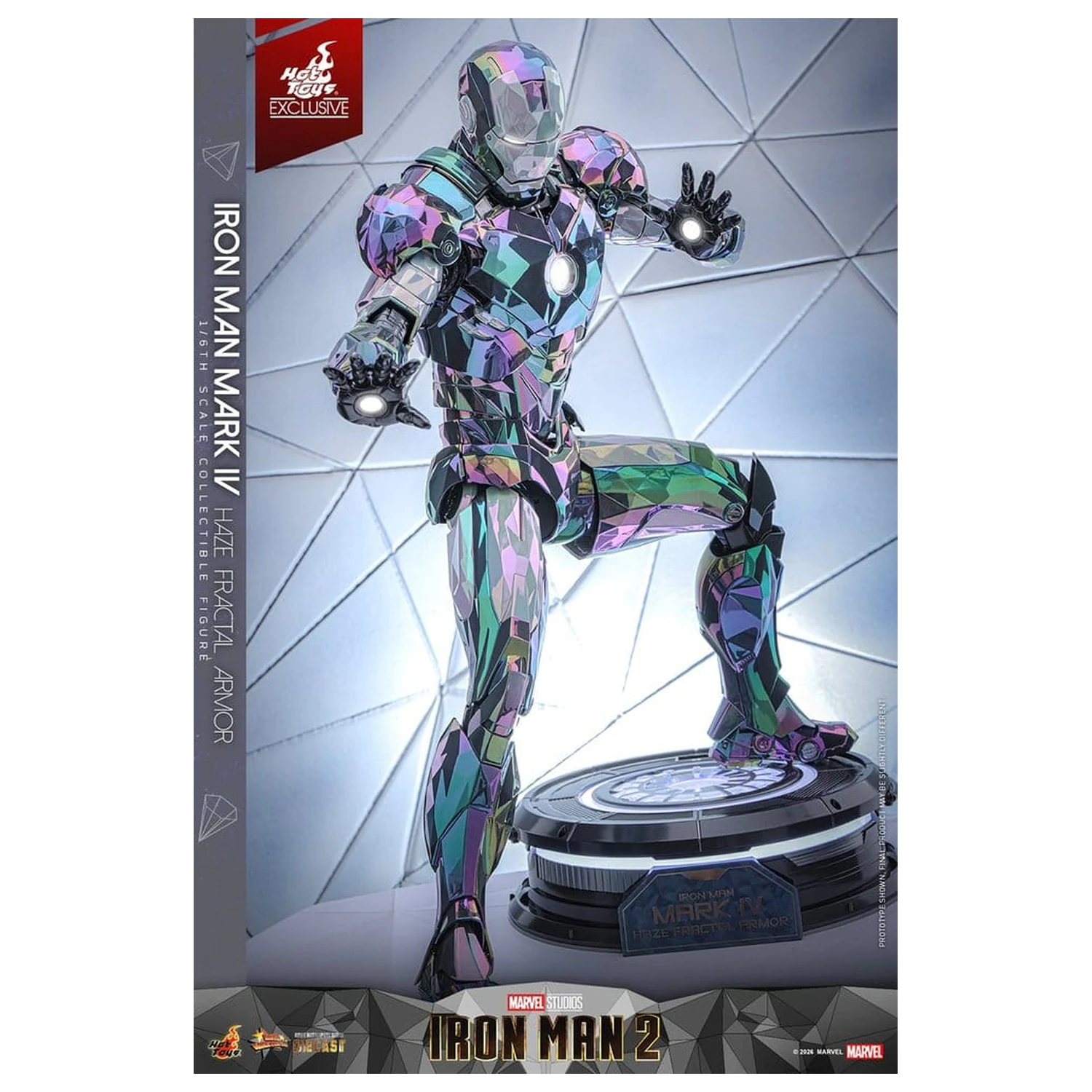 Iron Man 2 Actionfigur 1/6 Iron Man Mark IV (Haze Fractal Armor) 33 cm Produktfoto