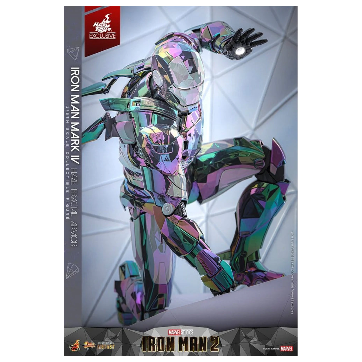 Iron Man 2 Actionfigur 1/6 Iron Man Mark IV (Haze Fractal Armor) 33 cm Produktfoto