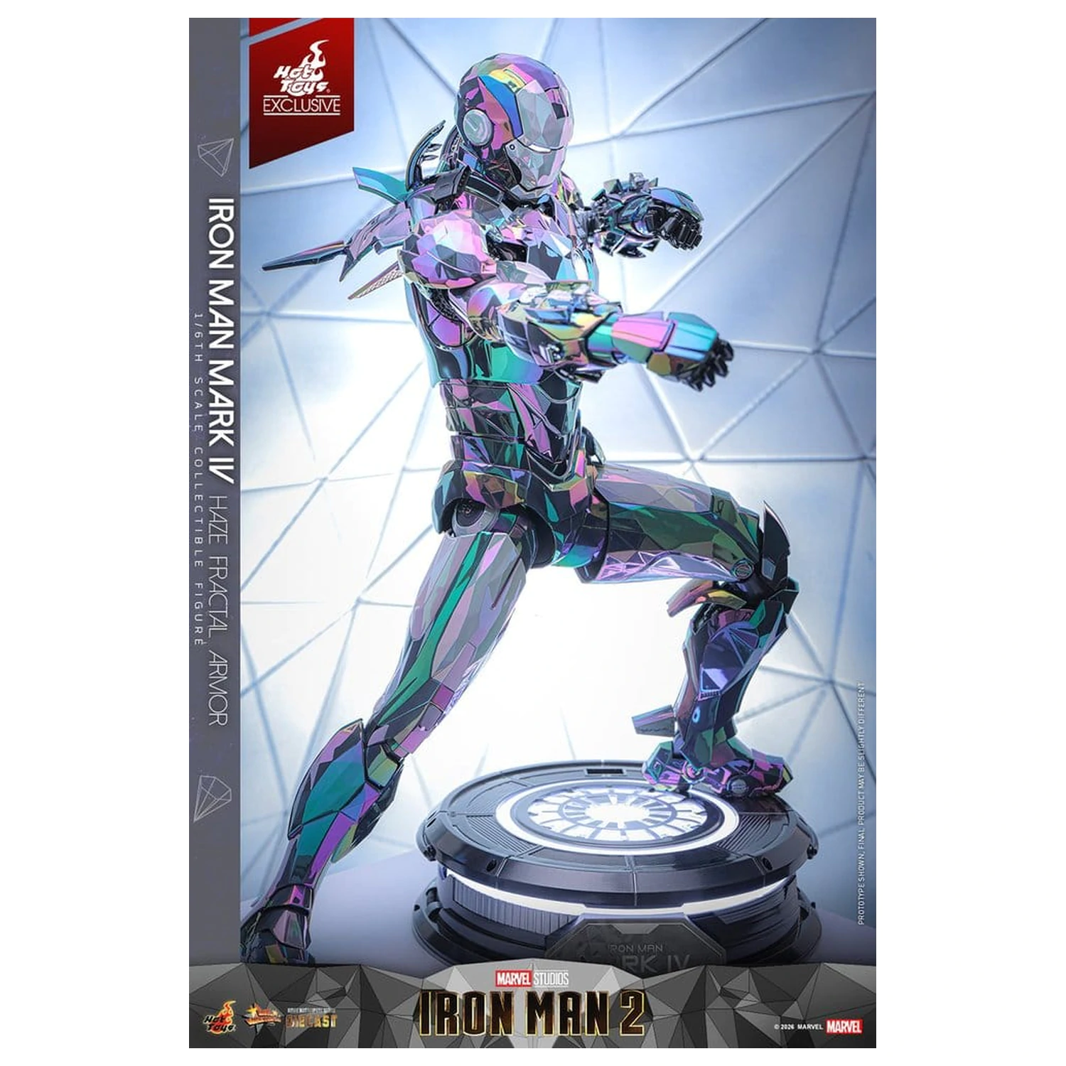 Iron Man 2 Actionfigur 1/6 Iron Man Mark IV (Haze Fractal Armor) 33 cm Produktfoto