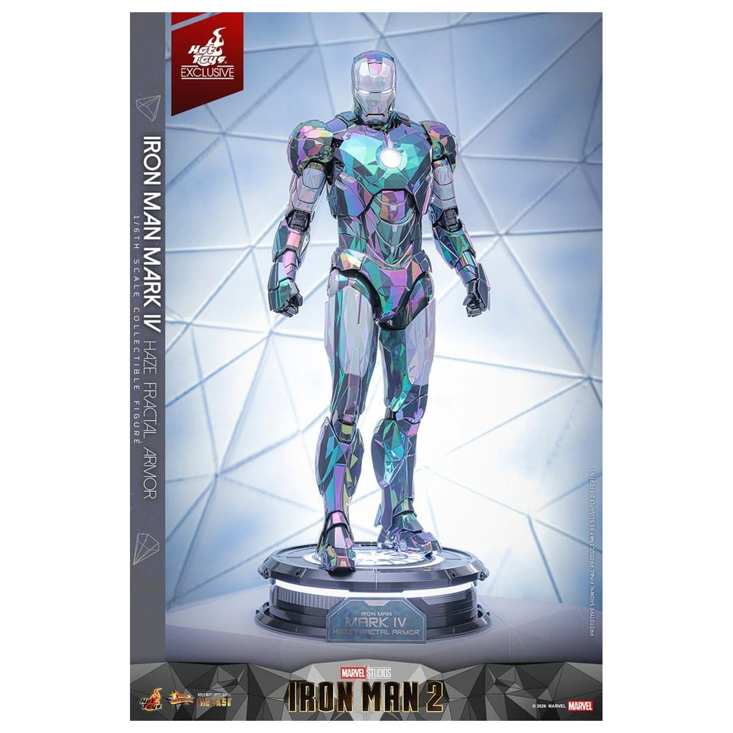 Iron Man 2 Actionfigur 1/6 Iron Man Mark IV (Haze Fractal Armor) 33 cm Produktfoto