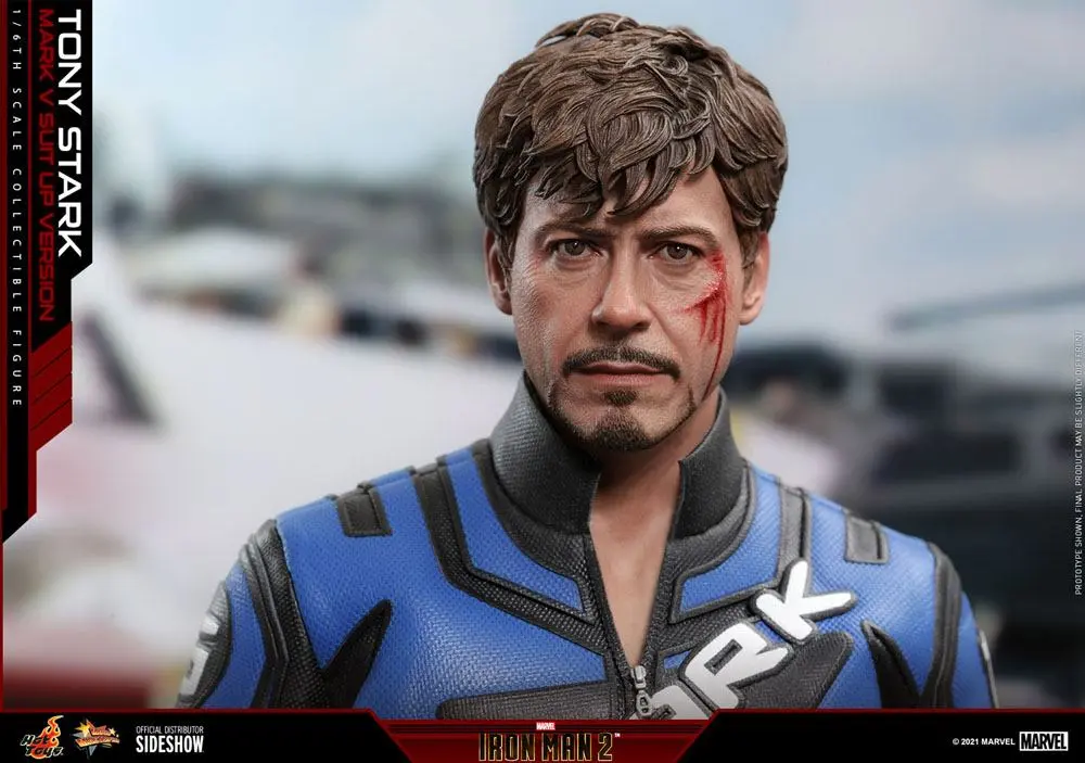 Iron Man 2 Movie Masterpiece Actionfigur 1/6 Tony Stark (Mark V Suit Up Version) 31 cm Produktfoto