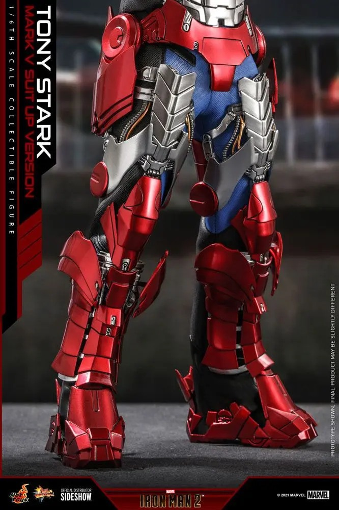 Iron Man 2 Movie Masterpiece Actionfigur 1/6 Tony Stark (Mark V Suit Up Version) 31 cm Produktfoto