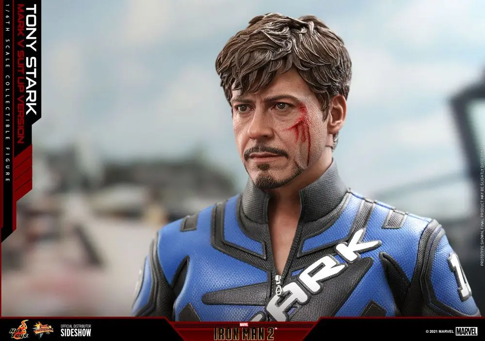 Iron Man 2 Movie Masterpiece Actionfigur 1/6 Tony Stark (Mark V Suit Up Version) 31 cm Produktfoto