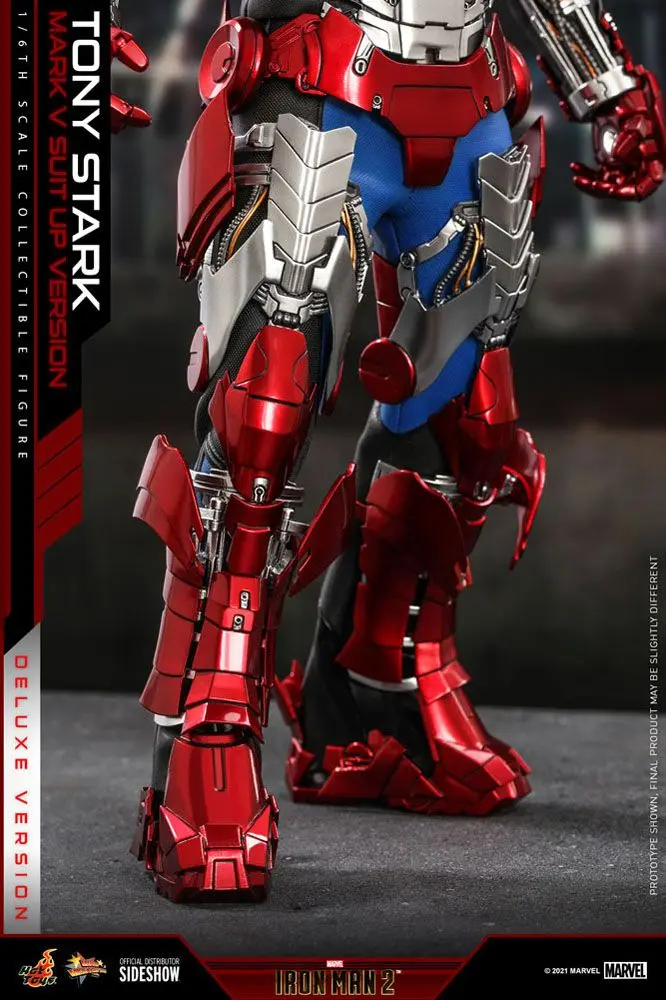 Iron Man 2 Movie Masterpiece Actionfigur 1/6 Tony Stark (Mark V Suit Up Version) Deluxe 31 cm termékfotó