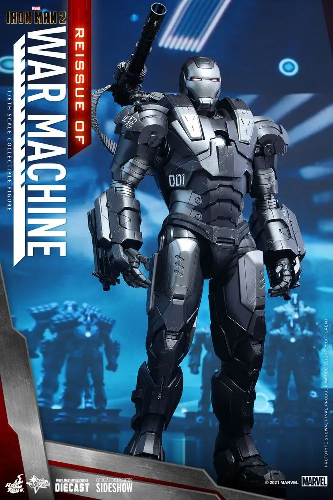 Iron Man 2 Movie Masterpiece Actionfigur 1/6 War Machine 32 cm Produktfoto