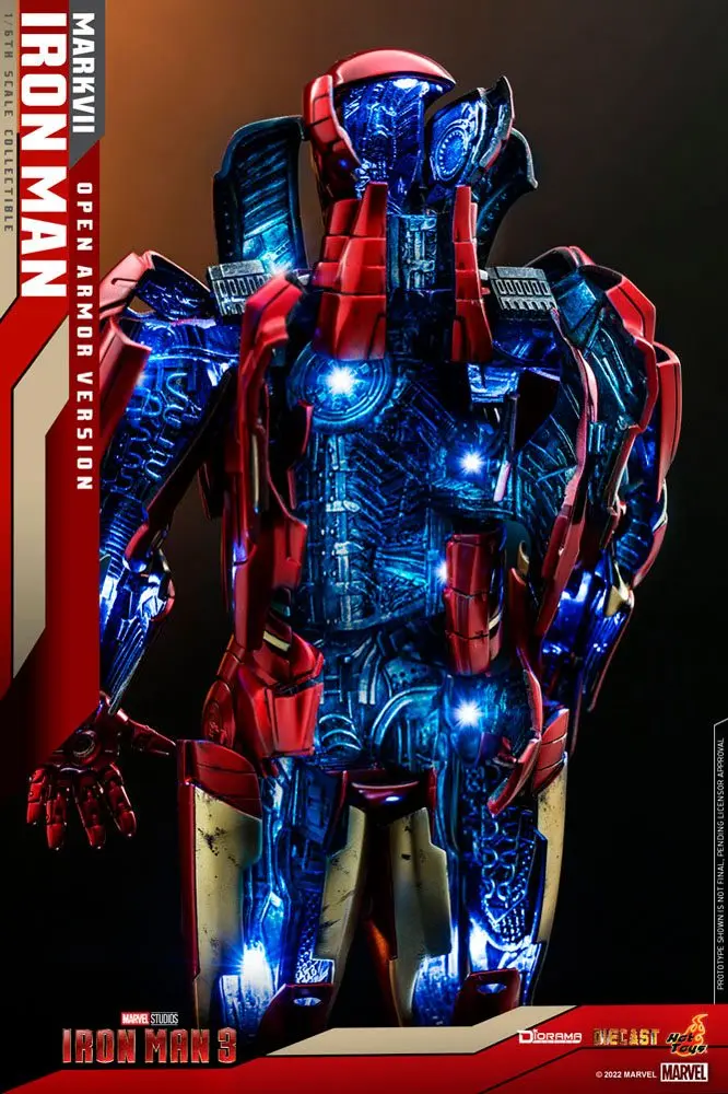 Iron Man 3 Diorama 1/6 Iron Man Mark VII (Open Armor Version) 32 cm termékfotó