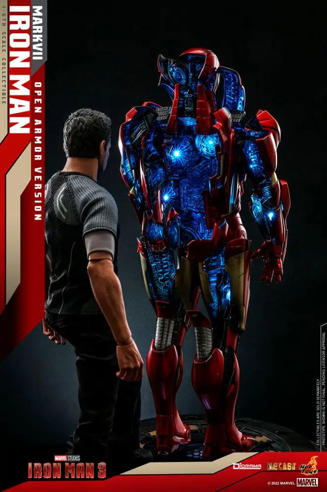 Iron Man 3 Diorama 1/6 Iron Man Mark VII (Open Armor Version) 32 cm termékfotó