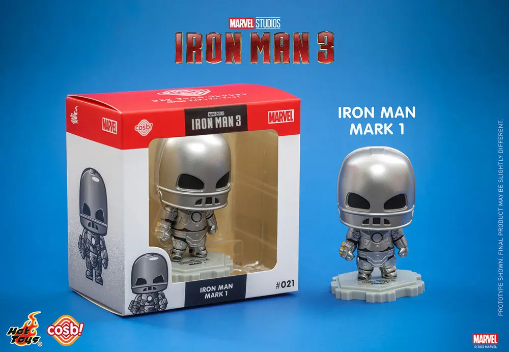 Iron Man 3 Cosbi Minifigur Iron Man Mark 1 8 cm termékfotó