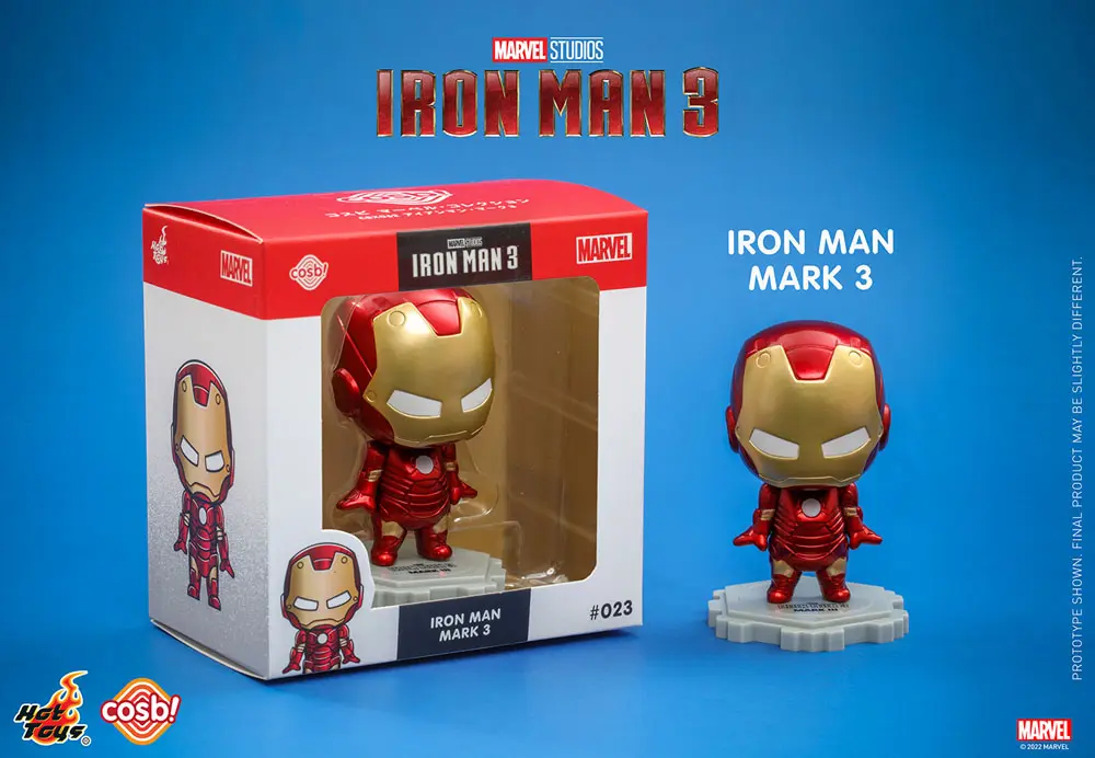 Iron Man 3 Cosbi Minifigur Iron Man Mark 3 8 cm termékfotó