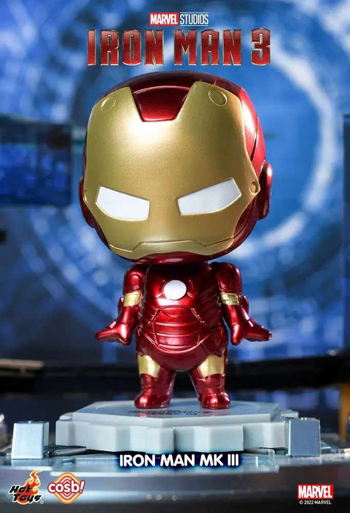 Iron Man 3 Cosbi Minifigur Iron Man Mark 3 8 cm termékfotó